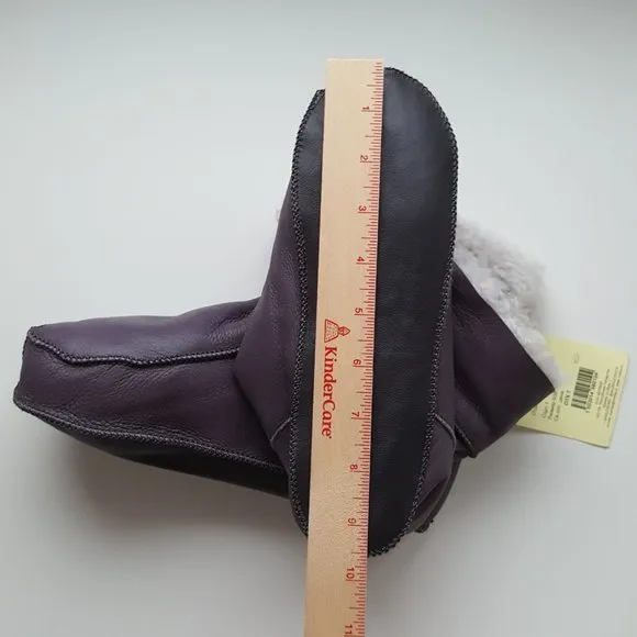Melita Women's Leather Sheepskin Slippers / Booties