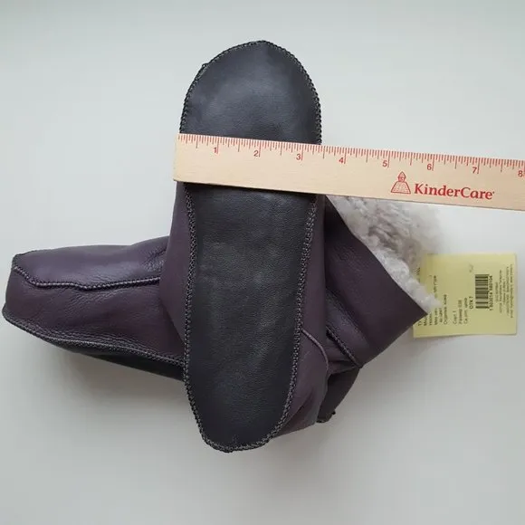 Melita Women's Leather Sheepskin Slippers / Booties