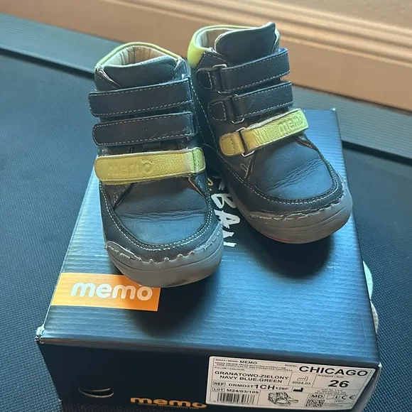 Memo Chicago Corrective Orthopedic High-Top AFO Leather Sneaker size 9.5…
