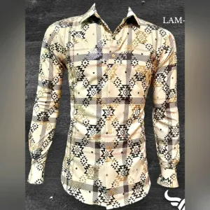 MEN SLIM FIT LONG-SLEEVE SHIRT