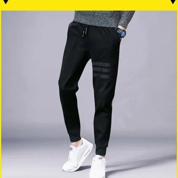 Men Stretch Skinny Slim Chino Flat Casual Super Spandex Trousers  Pants