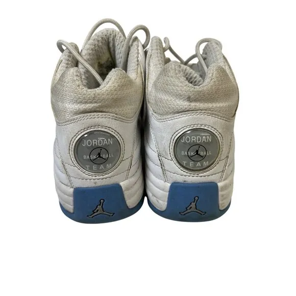Men’s 10 Rare Nike Air Jordan Team 1 Shoes Vintage University Blue UNC