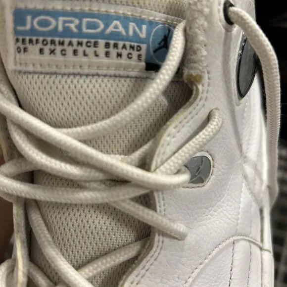 Men’s 10 Rare Nike Air Jordan Team 1 Shoes Vintage University Blue UNC