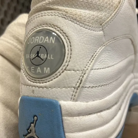 Men’s 10 Rare Nike Air Jordan Team 1 Shoes Vintage University Blue UNC