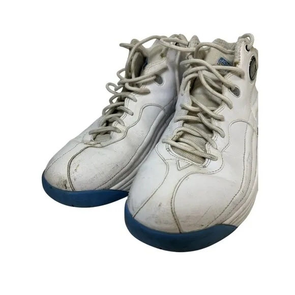 Men’s 10 Rare Nike Air Jordan Team 1 Shoes Vintage University Blue UNC