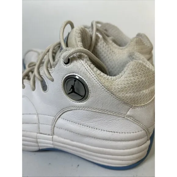 Men’s 10 Rare Nike Air Jordan Team 1 Shoes Vintage University Blue UNC