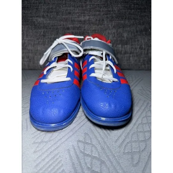 Men’s 13 Adidas Powerlift 2.0 Red White Blue USA Weightlifting Shoes G96435