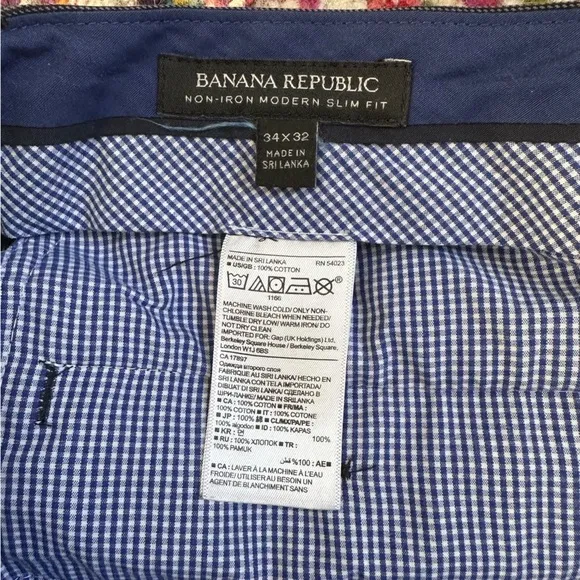 Men’s Banana Republic Modern Slim Fit Dress Trousers