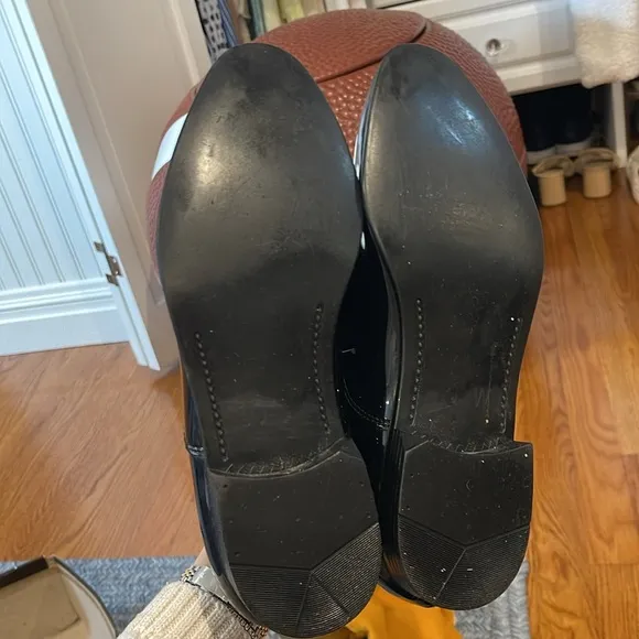 Men's Black Patent Leather Dress Tuxedo Shoes