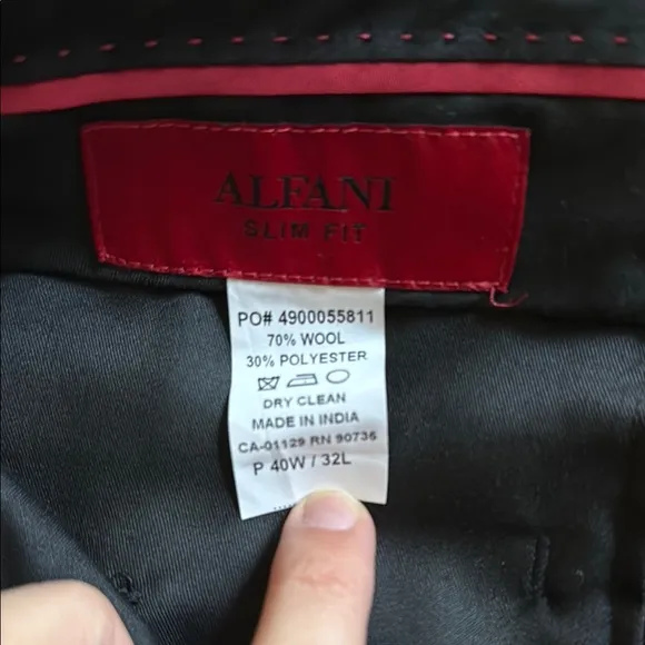 Men's Blue Dress Pants