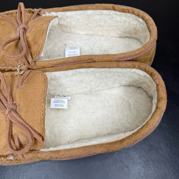 Men's Brown Moccasin Slippers