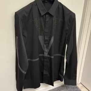 Men’s Crystal V pressed cotton Lycra dress shirt Japan 5x slim fit =USA XL