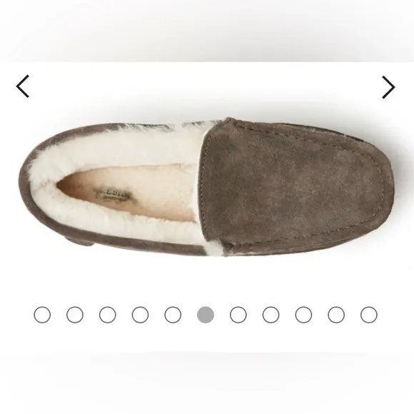 Men's Fireside by Dearfoams Melbourne Genuine Shearling Moccasin Slipper