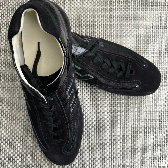Men’s “Hogan” Black Lace-Up Shoes