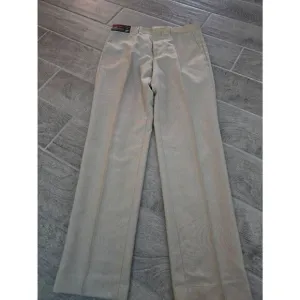 Men's JF J. Ferrar Flat Front Dress Pants Slacks Khaki Tan Color Size 30x30
