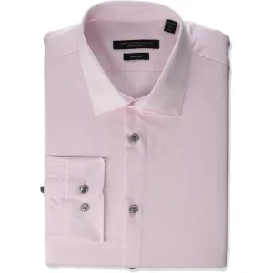 Mens John Varvatos Rick Pink Dress Shirt Slim Fit Size: 17.5&quot; NWT
