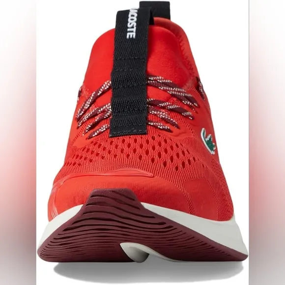 Mens Lacoste Sneakers Run Spin Comfort 2223 SMA Size 13 Athletic NEW Red