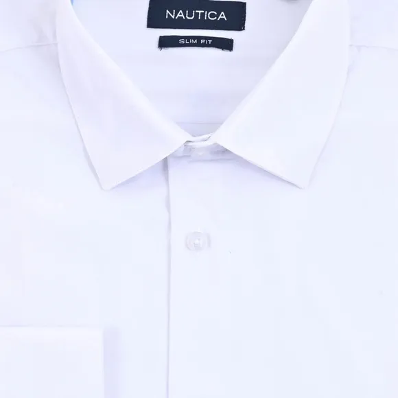 Men's Nautica Slim Fit Wrinkle-Resistant Dress Shirt
