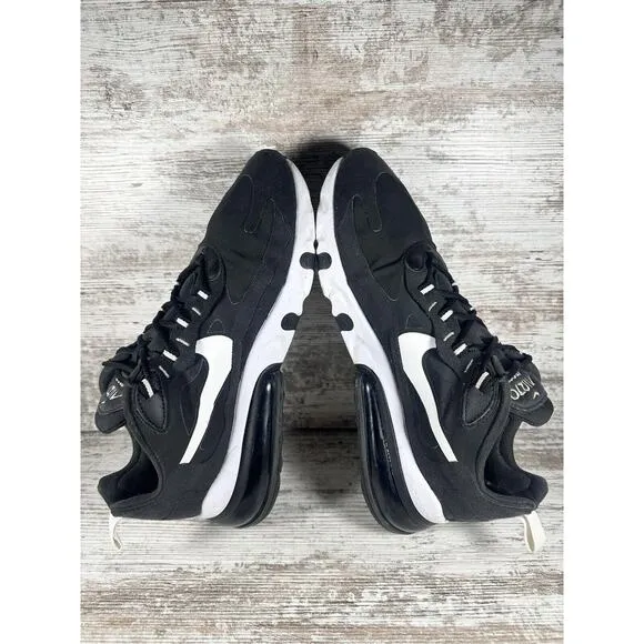 Men's Nike Air Max 270 React Black/White Sneakers Sz 10 Athletic Gym