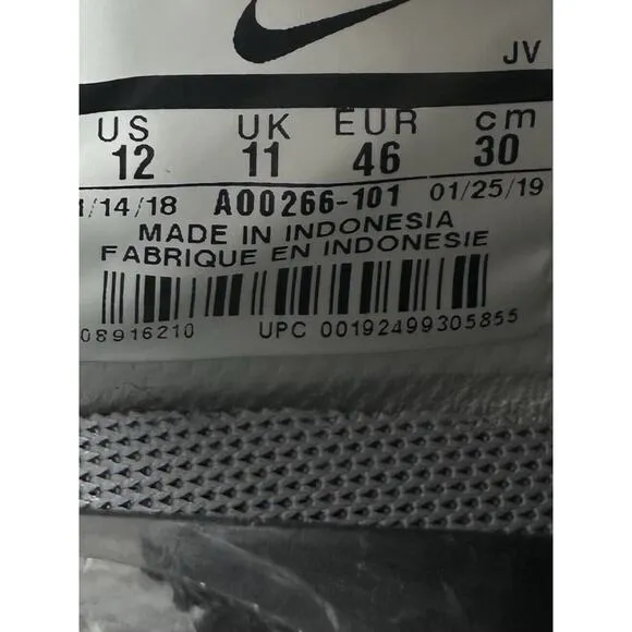 Men's Nike Air Max Motion 2 White/Wolf Grey Sneakers Sz 12 Athletic Gym EUC!