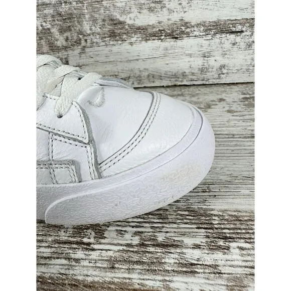 Men's Nike iD Blazer '77 Low Triple White Sneakers Sz 10 Athletic Gym EUC!