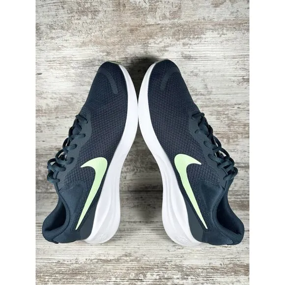 Men's Nike Revolution 7 Blue Green Running Shoes Sz 9.5 Athletic Gym EUC!