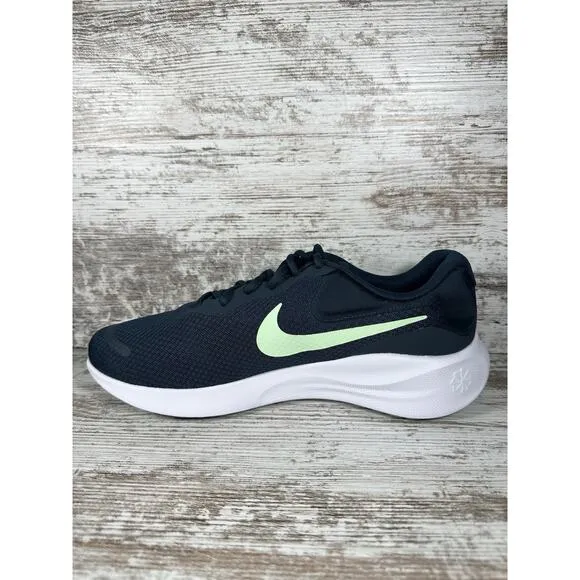 Men's Nike Revolution 7 Blue Green Running Shoes Sz 9.5 Athletic Gym EUC!