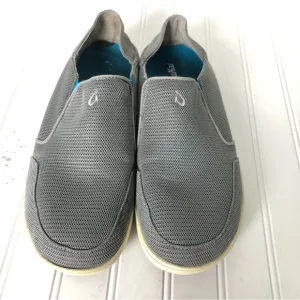 Men’s OluKai Nohea Gray Slip on Shoes