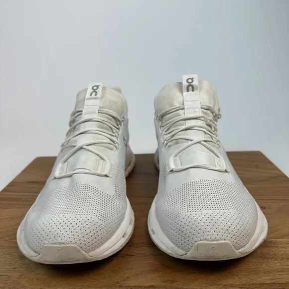 Mens On Cloudnova White Athletic Gym Running Sneakers Shoes Size 13 M GUC