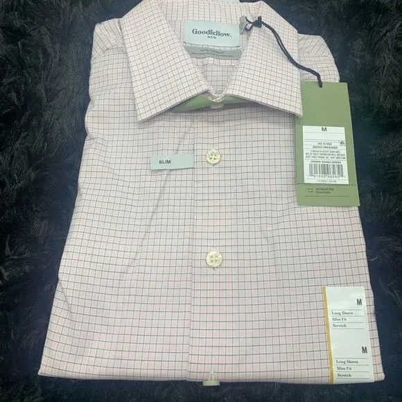 Men’s Printed Slim Fit Non-Iron Dress Long Sleeve