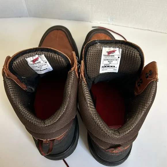 Men’s Red Wing 6” waterproof safety toe boot, Size 12