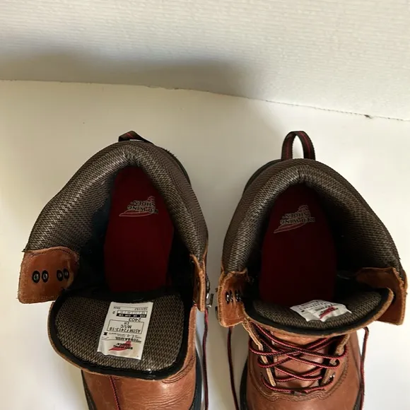 Men’s Red Wing 6” waterproof safety toe boot, Size 12