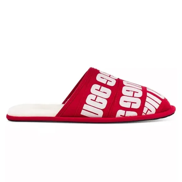 Men's Scuff Graphic Band Slippers