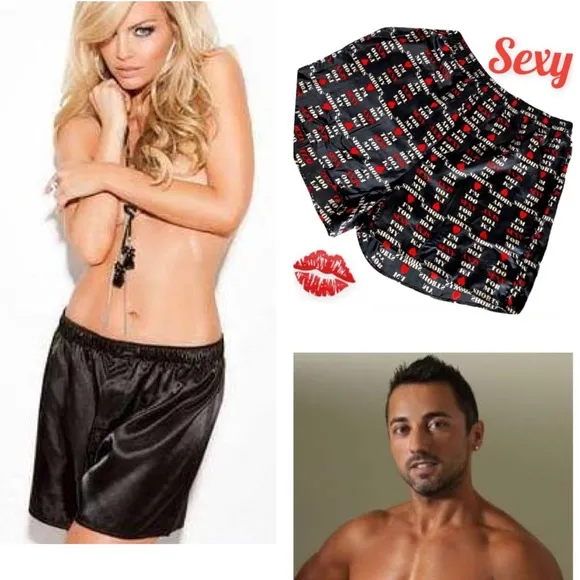 Mens Silk Boxer Shorts  “I’m Too Sexy For My Shorts” ! Sexy Sexy Mens Underwear