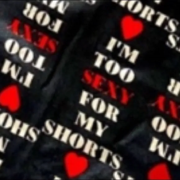 Mens Silk Boxer Shorts  “I’m Too Sexy For My Shorts” ! Sexy Sexy Mens Underwear