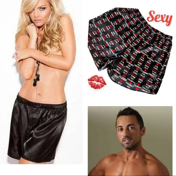 Mens Silk Boxer Shorts  “I’m Too Sexy For My Shorts” ! Sexy Sexy Mens Underwear