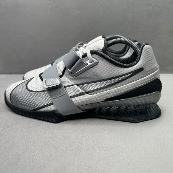 Mens Size 9 Nike Romaleos 4 SE Shoes Wolf Gray Weightlifting Shoes Gym Olympic