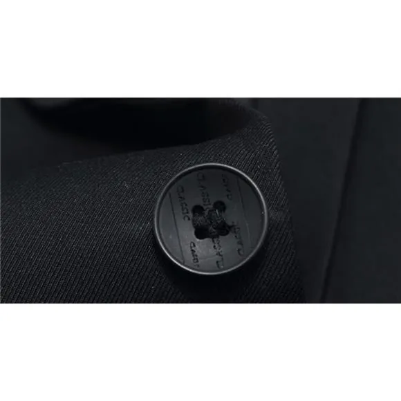 Mens Slim Fit Casual One Button Blazer Jacket