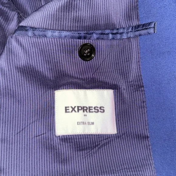Men’s Slim Fit Suit from Express | 38 jacket, 32 pant   dress shirt