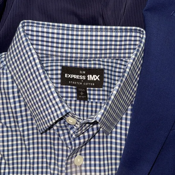 Men’s Slim Fit Suit from Express | 38 jacket, 32 pant   dress shirt