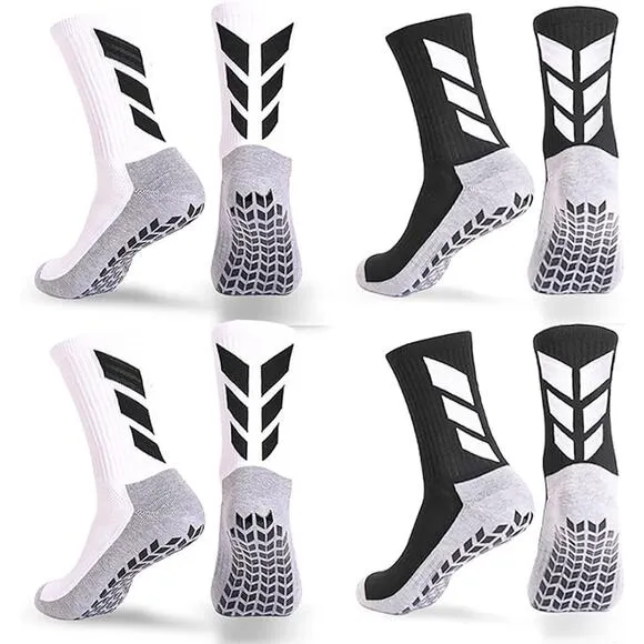 Mens Socks Soccer Non Slip Socks  Anti Slip Hospital