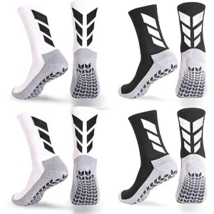 Mens Socks Soccer Non Slip Socks  Anti Slip Hospital
