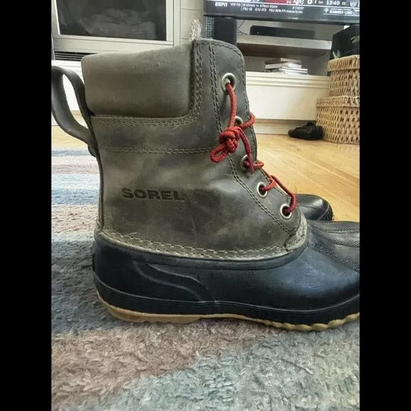 MENS Sorel Waterproof Cheyenne Duck Boots Size 9.5 9 1/2