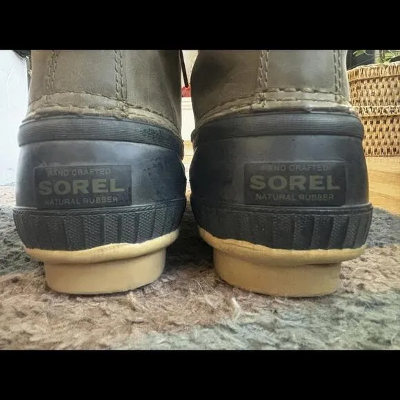 MENS Sorel Waterproof Cheyenne Duck Boots Size 9.5 9 1/2