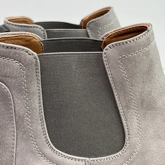 Men’s Steve Madden Greene Chelsea Boots Shoes Grey Size 9.5M #541