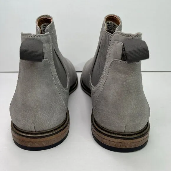 Men’s Steve Madden Greene Chelsea Boots Shoes Grey Size 9.5M #541