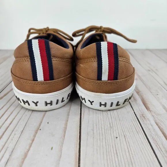 Men's Tommy Hilfiger Sneakers in Camel Brown Size 9