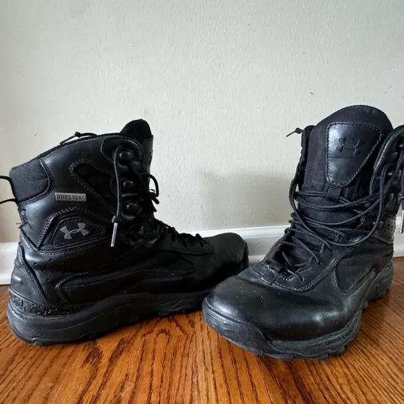 Men's Under Armour Speed Freek 7”Tactical Boots Black Size 11 Combat