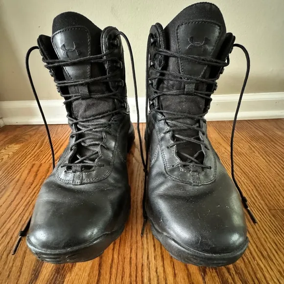 Men's Under Armour Speed Freek 7”Tactical Boots Black Size 11 Combat