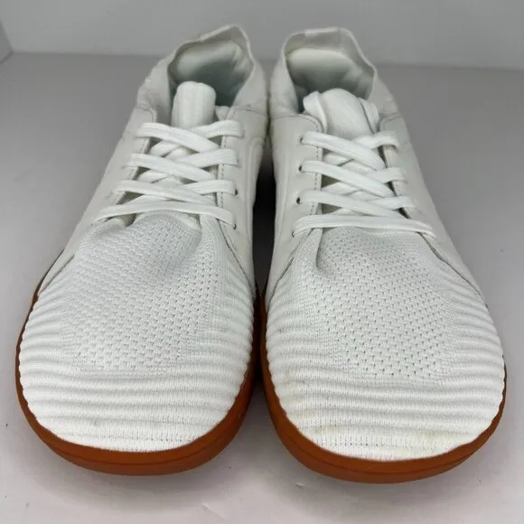 Mens White Cross Trainer Mesh Gum Sole Lace Up Size 43 Comfort Sneakers